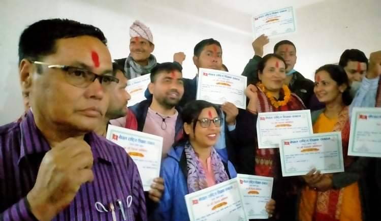 नेपाल राष्ट्रिय शिक्षक संगठन प्युठानको अध्यक्षमा शंकर थापा चयन