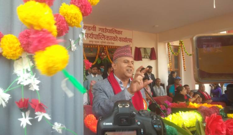 दोश्रो कार्यकालका लागि स्थानीय तहमा उम्मेदवार हुन पाउने संविधानले व्यवस्था गरेको छ: नेता पोख्रेल 