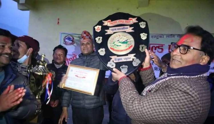 प्युठान नगर स्तरीय राष्ट्रपति रनिङ्ग सिल्डको उपाधि"मुक्ति माबिले"उचाल्यो