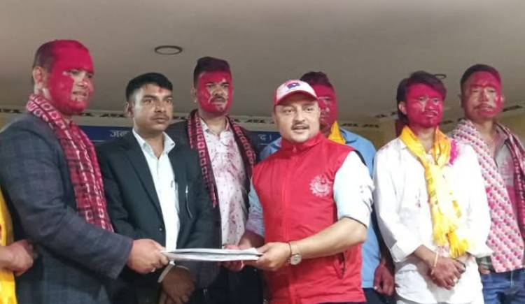 राष्ट्रिय युवा संघ नेपाल प्युठानको अध्यक्ष बने महेश पाण्डे 