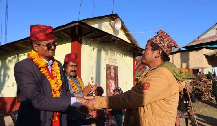 नेकपा एमाले प्युठानको चुनावी यात्रा : नयाँ प्रवेशीसँग उत्साह,स्थानीय अग्रजहरूको आशीर्वाद