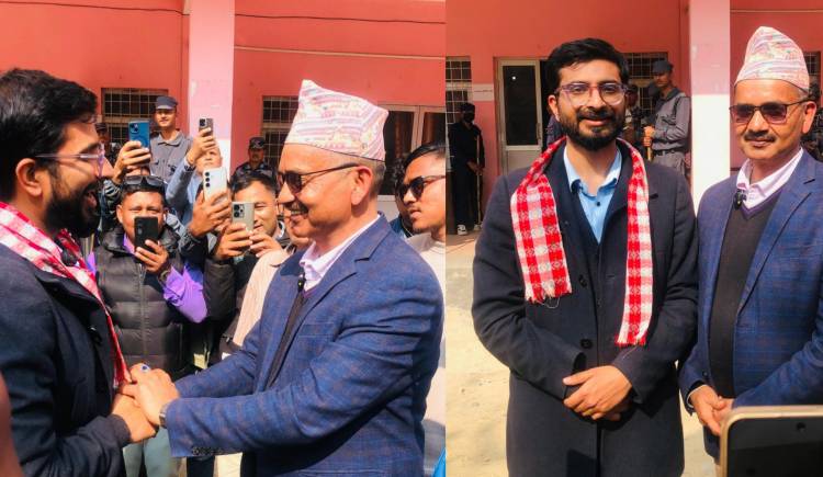 २७ हजार मतगणना बाँकी हुँदा वैदिकलाई अँगाल्दै डा.पोख्रेलले दिए बधाई