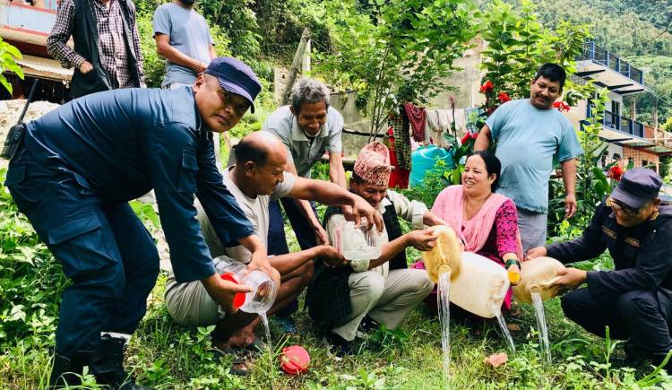 मजुवामा ४० लिटर घरेलु मदिरा नष्ट,सामाजिक विकृतिविरुद्ध प्रहरीको सक्रियता