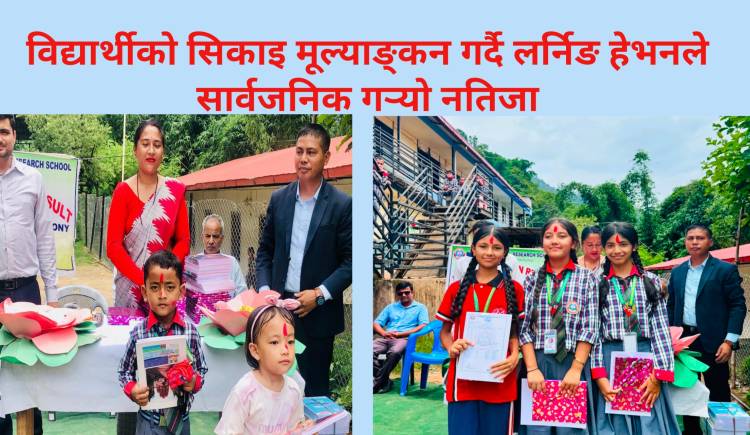 विद्यार्थीको सिकाइ मूल्याङ्कन गर्दै लर्निङ हेभनले सार्वजनिक गर्‍यो नतिजा