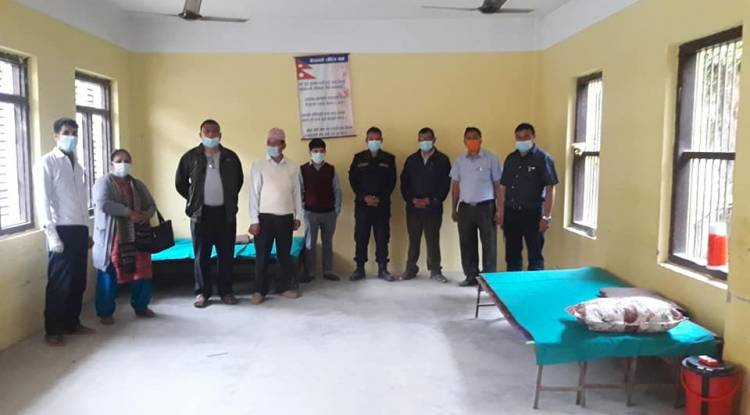 गुल्मीमा एक हजार बढि क्वारेन्टिनमा, १११ जनाको पिसिआर परिक्षण