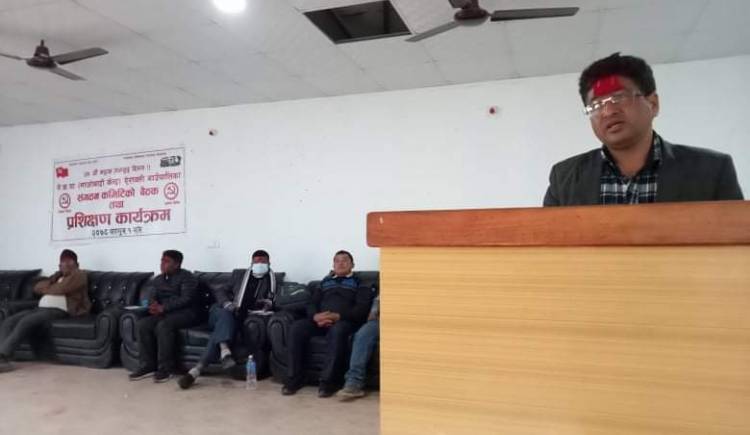 ऐरावतीमा पहिलो शक्ति नेकपा माओवादी केन्द्र नै हो:इन्चार्ज बस्नेत 