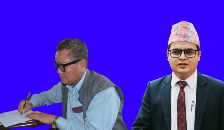 मल्लरानी गाउँपालिका अध्यक्ष र प्रमुख प्रशासकीय अधिकृतलाई कालोमोसो