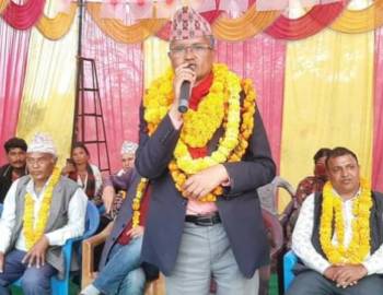 एमाले प्युठानको प्रतिनिधित्व गर्ने पहिलो पार्टी हो : सुर्य थापा