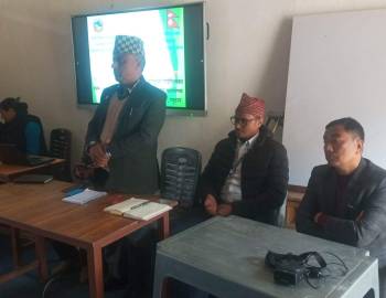 शिक्षामा गरिएको लगानीको प्रतिफल प्राप्त गर्न शिक्षक नै जिम्मेवार हुनुपर्छ: अध्यक्ष अधिकारी 