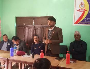 अवकाश प्राप्त प्रहरी कर्मचारीहरूलाई कृषि तालीम दिदै : जिल्ला प्रहरी कार्यालय प्युठान