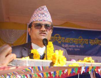 राष्ट्रिय बाल साहित्य सम्मेलनले प्युठान जिल्लाको पर्यटन प्रवर्द्धनमा सहयोग पुग्नेछ :थापा