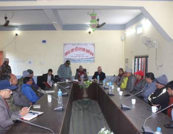 प्युठान उद्योग बाणिज्य संघ द्वारा नवआगन्तुक प्रमुख जिल्ला अधिकारीलाई स्वागत 