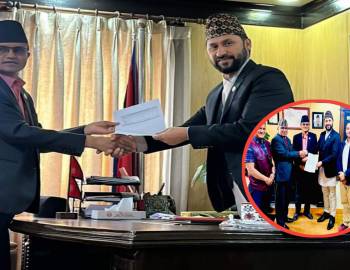 प्युठानमा आँधीहुरी बाट प्रभावितलाई तत्काल राहत उपलब्ध गराउन गृहमन्त्री लाई संघिय सांसद सूर्य थापाको आग्रह 