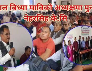 बाल बिध्या माबीको अध्यक्षमा पुनः नेहरसिह के.सि