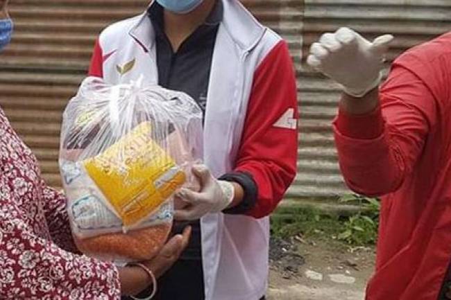 मनकारी सोनाली : मजदुरलाई खाद्यान्न राहत