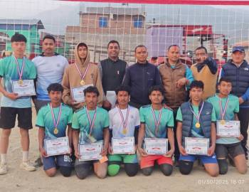 पशुपतिनगर टोल बिकास सस्थाले आयोजना गरेको भलिबल प्रतियोगिता सम्पन्न,को बने बिजेता