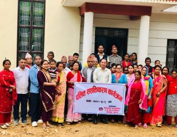 तोरबाङ्गमा दलित समुदायका हक अधिकार सम्वन्धी ससक्तिकरण कार्यक्रम