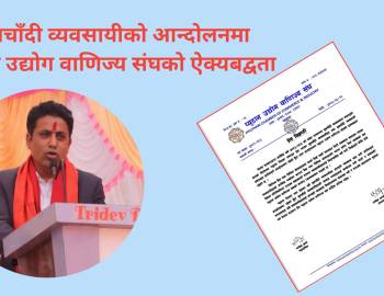 सुनचाँदी व्यवसायीको आन्दोलनमा प्यूठान उद्योग वाणिज्य संघको ऐक्यबद्वता