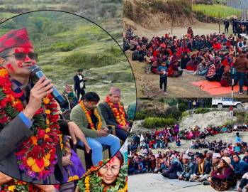 विरोधी आलोचना,समर्थकको मायाँ: सुर्य थापाको प्युठान गाउँ भ्रमण चर्चामा