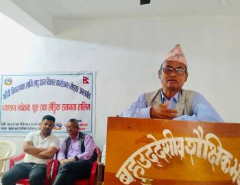 मेड्पा कार्यक्रममार्फत उद्यमशीलताको आधार तयार गर्दै प्युठान नगरपालिका