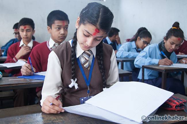 यसपटक एसईईको परिक्षा  खारेज बिध्यालयकै मुल्यांकनलाई मान्यता दिइने 