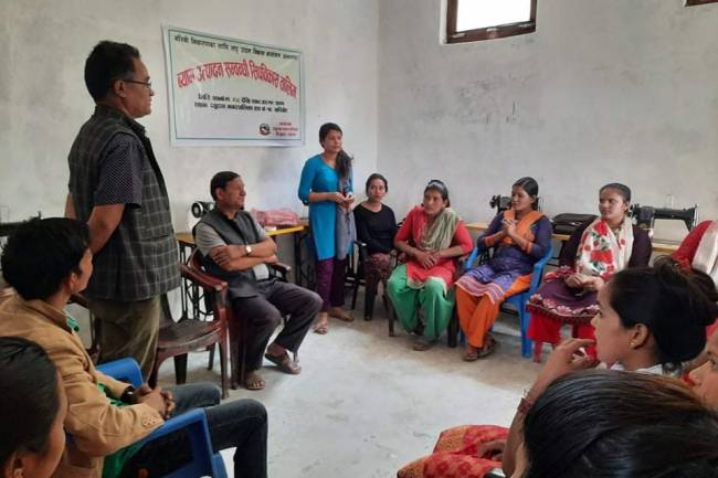 तालिमलाई श्रम र पेशासंग जोड्नु आबश्यक छ : वडा अध्यक्ष के सि 