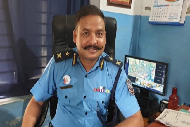 अनुसन्धानमा अब्बल डीएसपी धर्मराज भण्डारी जिल्लाकै सर्वोत्कृष्ट प्रहरी घोषित 