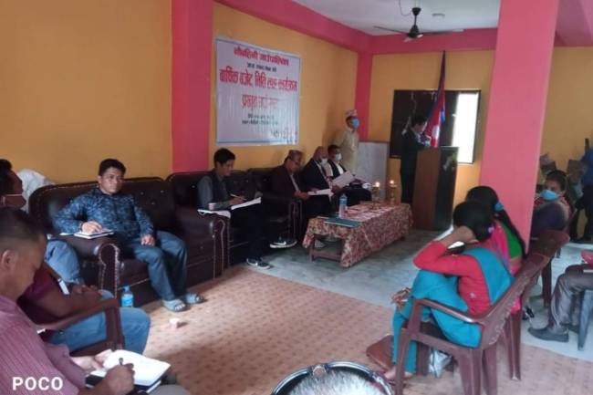 नौबहिनी गाउँपालिकाले प्रस्तुत गर्‍यो ६८ करोड बढीको बजेट