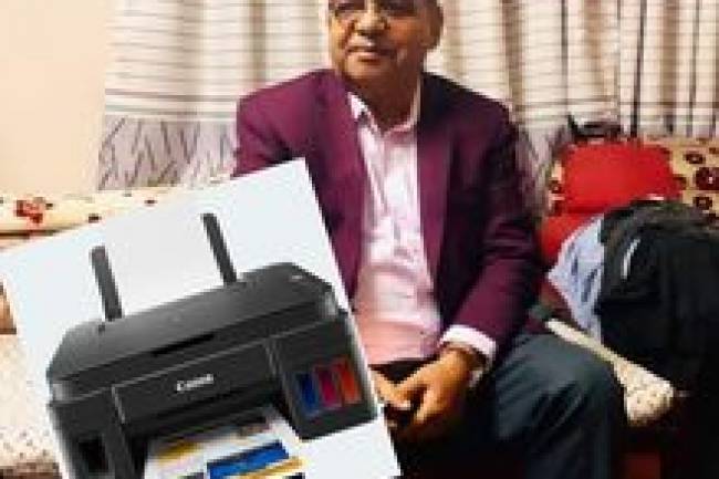 झिमरुक बैंकका पुर्ब:सिओ के सि द्वारा पत्रकार महासंघ लाई प्रिन्टर प्रदान